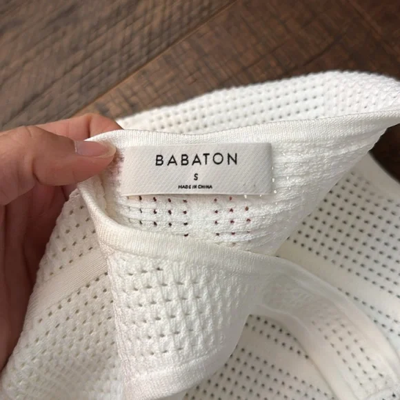 Babaton Sculpt Knit Squareneck Cropped Tank in White - Picture 8 of 9